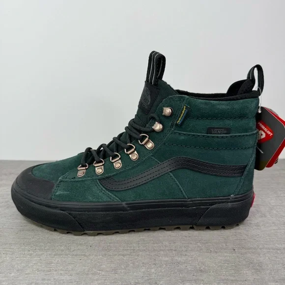 Vans Sk8-Hi MTE Waterproof Insulated Boots -Scarab Green- Men's 8/Women's 9.5